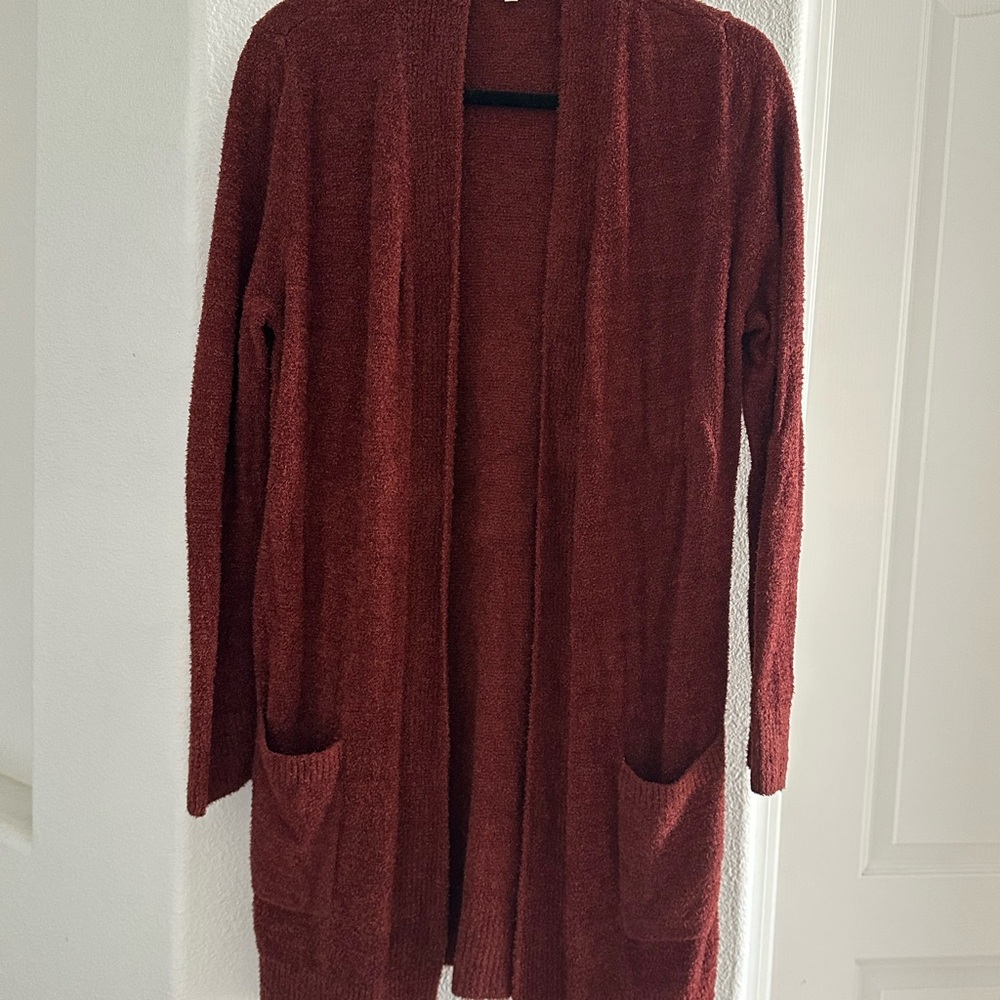 Search for Sanity Rust Open Front Cardigan